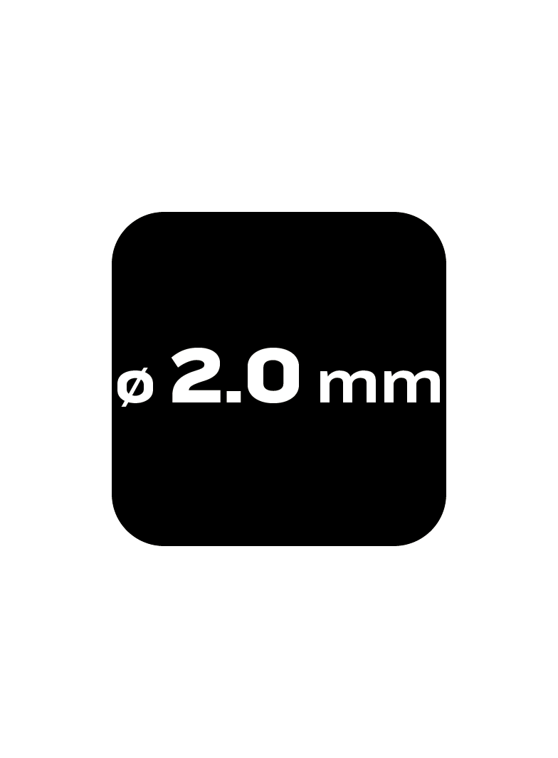Wiertła do metalu HSS-Co 2.0 mm, 5 szt.