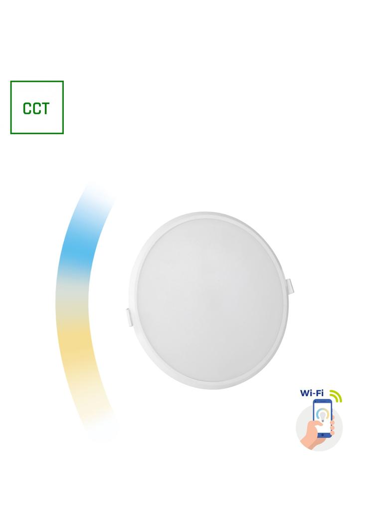 ALGINE 22W CCT+DIM Wi-Fi Spectrum SMART round