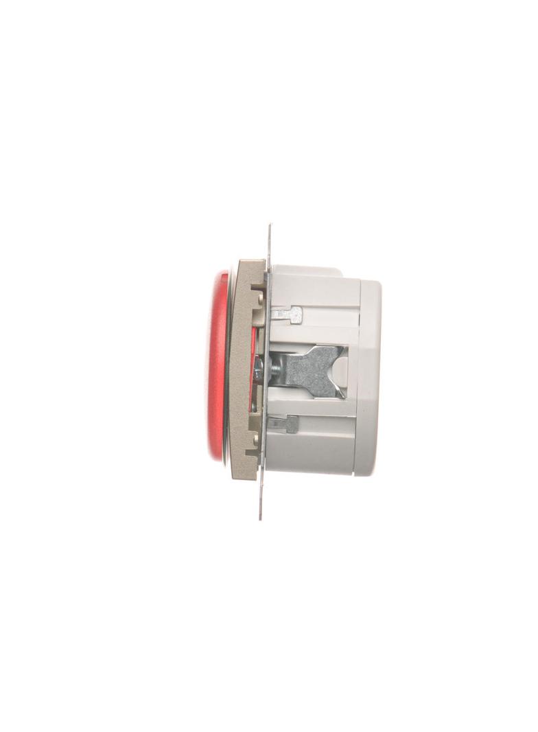 Simon 54 Sygnalizator świetlny LED – światło czerwone 230V złoty mat DSS2.01/44 KONTAKT