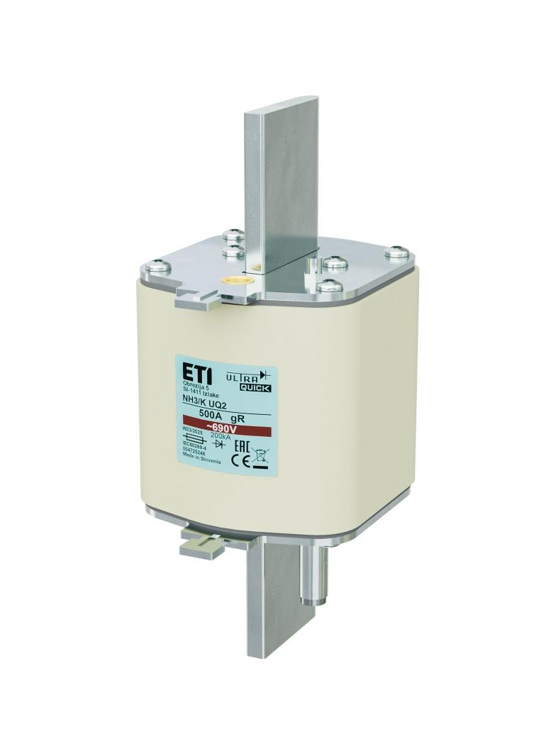 Wkładka topikowa ultraszybka M3UQ2/500A 690V-K 004725246 ETI