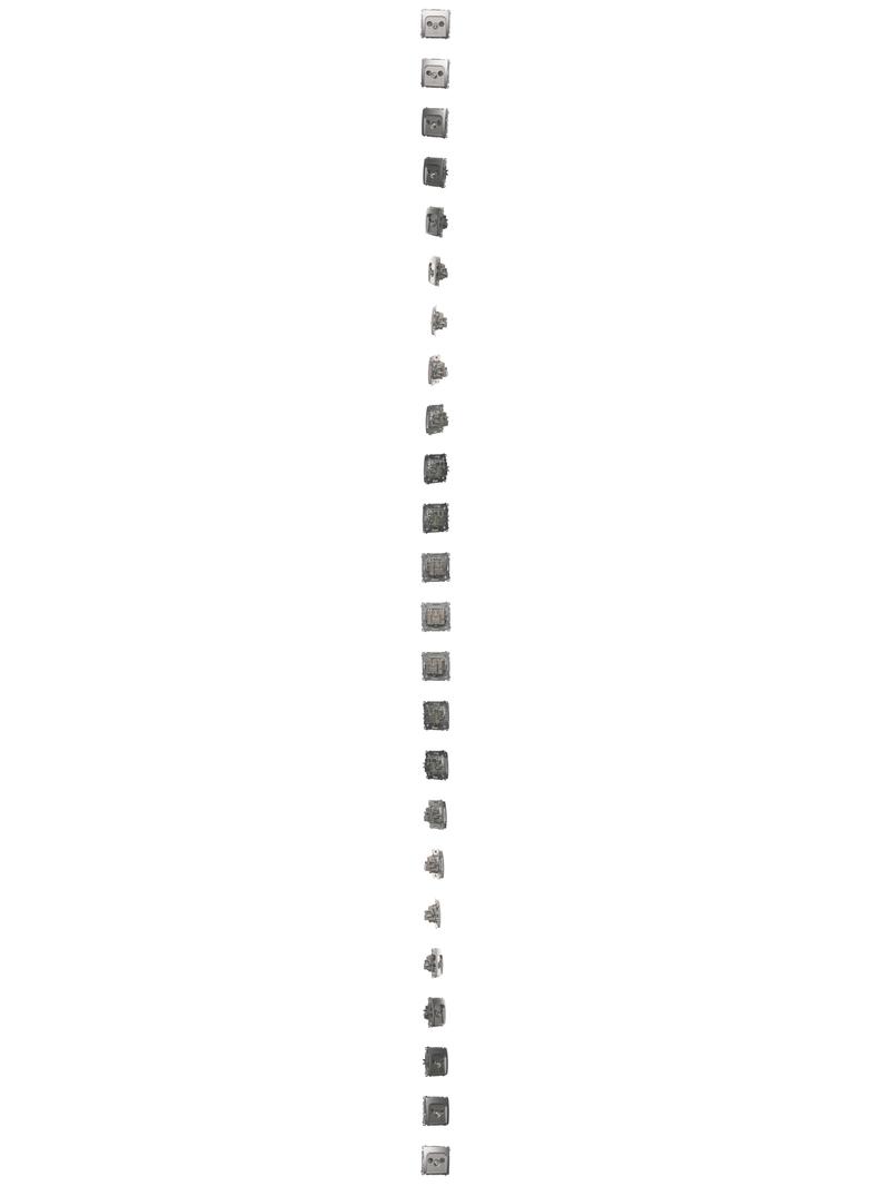 Simon Basic Gniazdo antenowe R-TV-SAT końcowe 1x wejście: 5 MHz–24 GHz srebrny mat *Może być użyte j