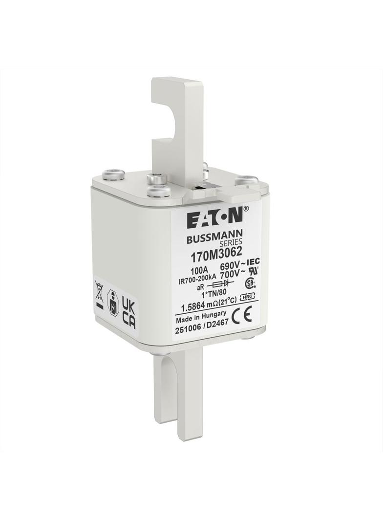 100A 690V 1*TN/80 aR INDICATOR FUSE Wkładka szybka 100A AC 690V compact DIN 1 45x58x104 mm 170M3062