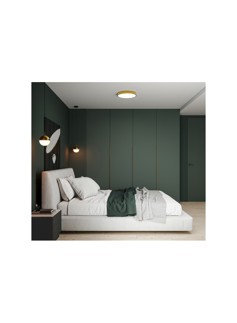 OPRAWA SUFITOWA ABIES, 3558, AC220-240V, 50/60Hz, 1*E27, IP20, POJEDYNCZA, ZŁOTA