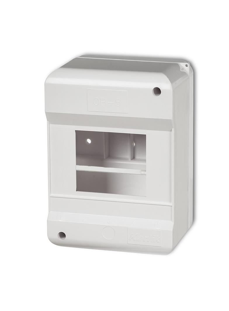 Obudowa bezpiecznikowa 5 modułowa biała