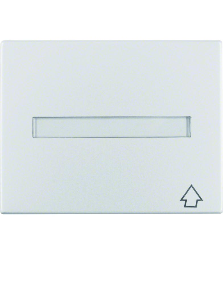 BERKER K.5 Pierścień adaptacyjny z pokrywą i polem adaptacyjnym aluminium 11547103 HAGER