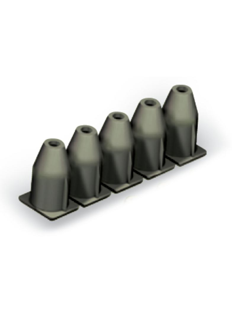 blokada izolacji 0,75-1,0 mm2 ciemnoszara