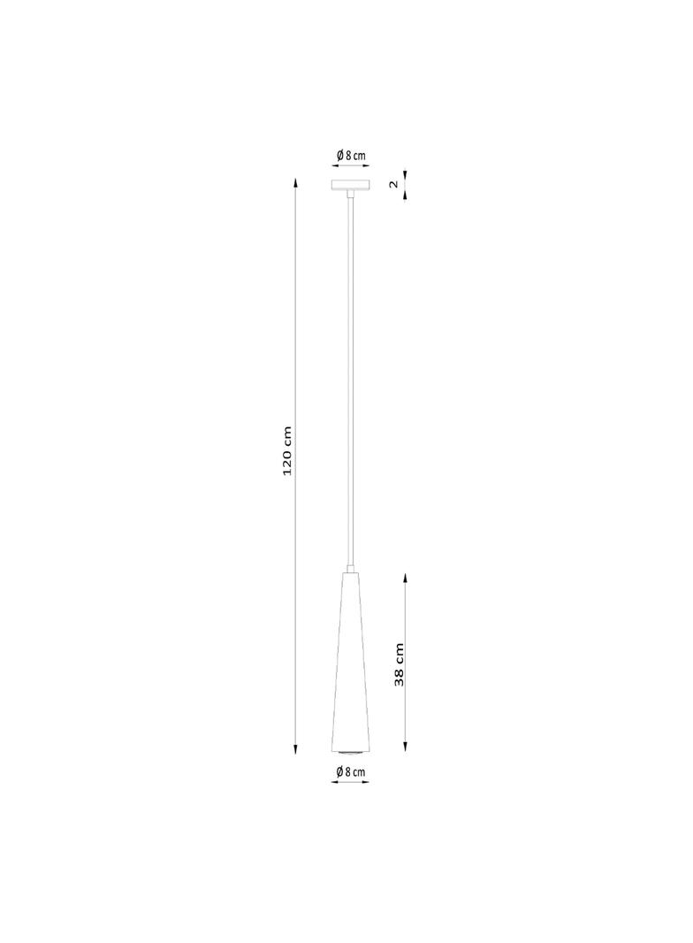 Sollux Lampa wisząca SULA 1 naturalne drewno SL.1100
