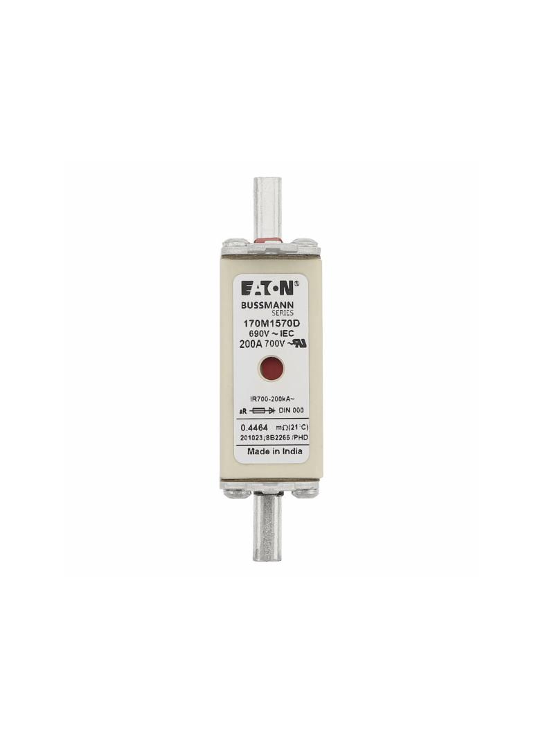 FUSE 200A 690V aR DIN 000 HSDNH Wkładka szybka 200A 690V aR DIN 000 podwójny wskaźnik 170M1570D EATO