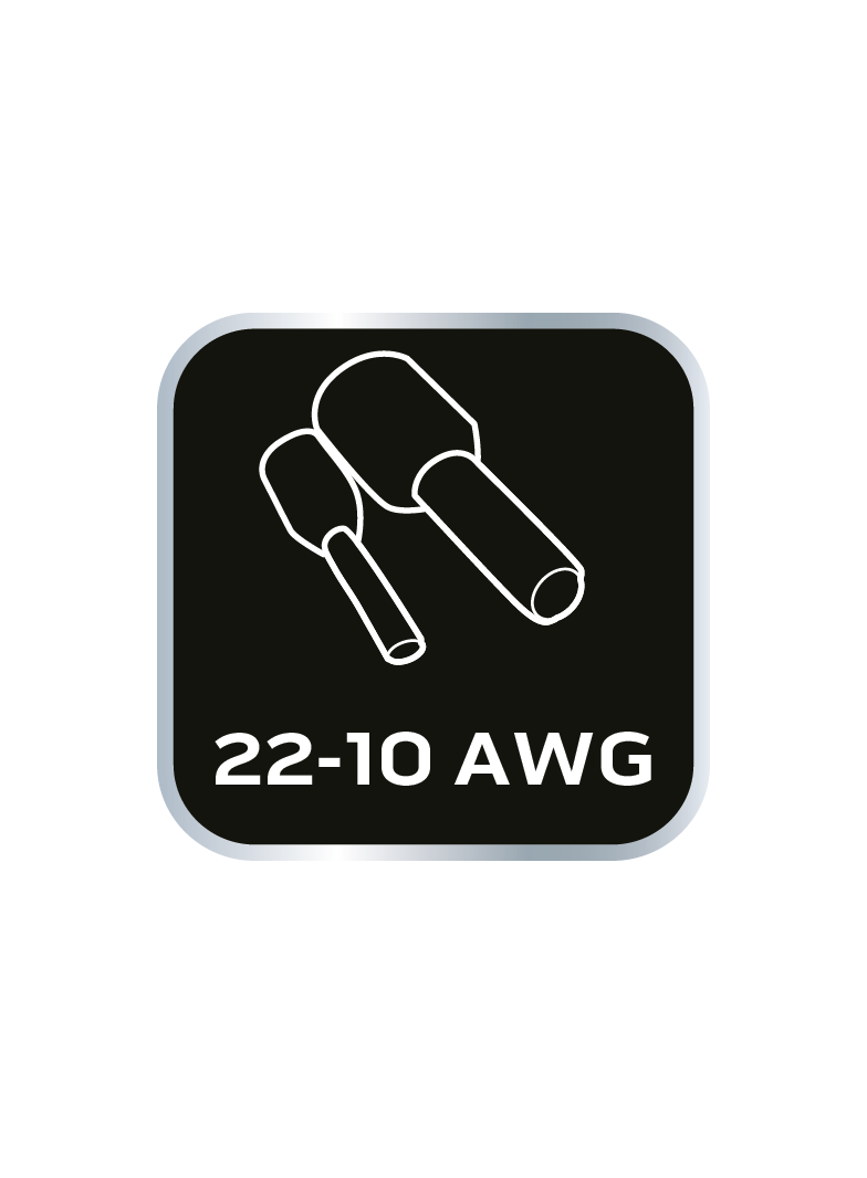 Zaciskarka końcówek tulejkowych, średnica tulejek: 0.25 - 6 mm2
