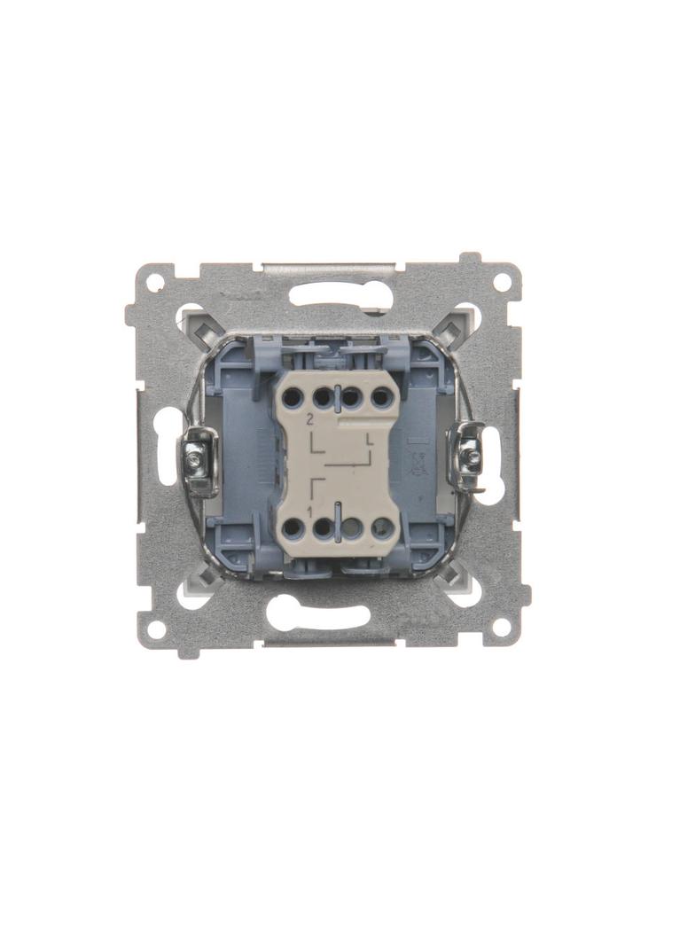 Simon 54 Łącznik roletowy trójpozycyjny 1-0-2 srebrny mat DZW1K.01/43 KONTAKT