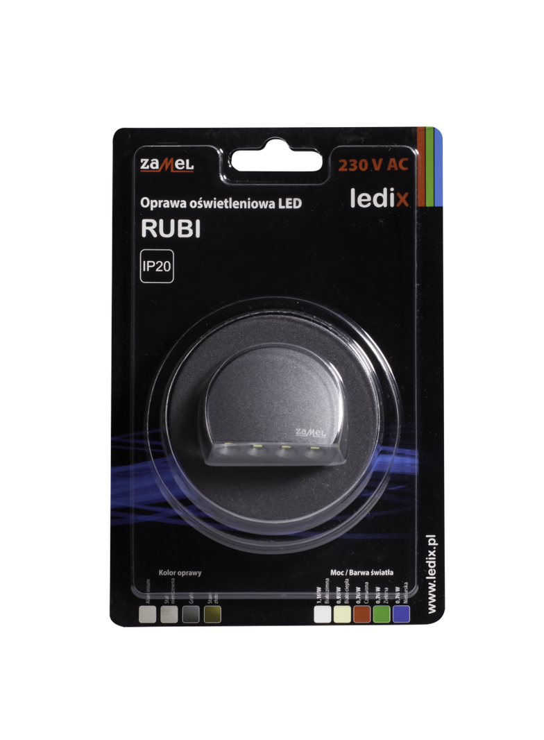 Oprawa LED RUBI PT 230V AC GRF biała ciepła TYP: 09-221-32