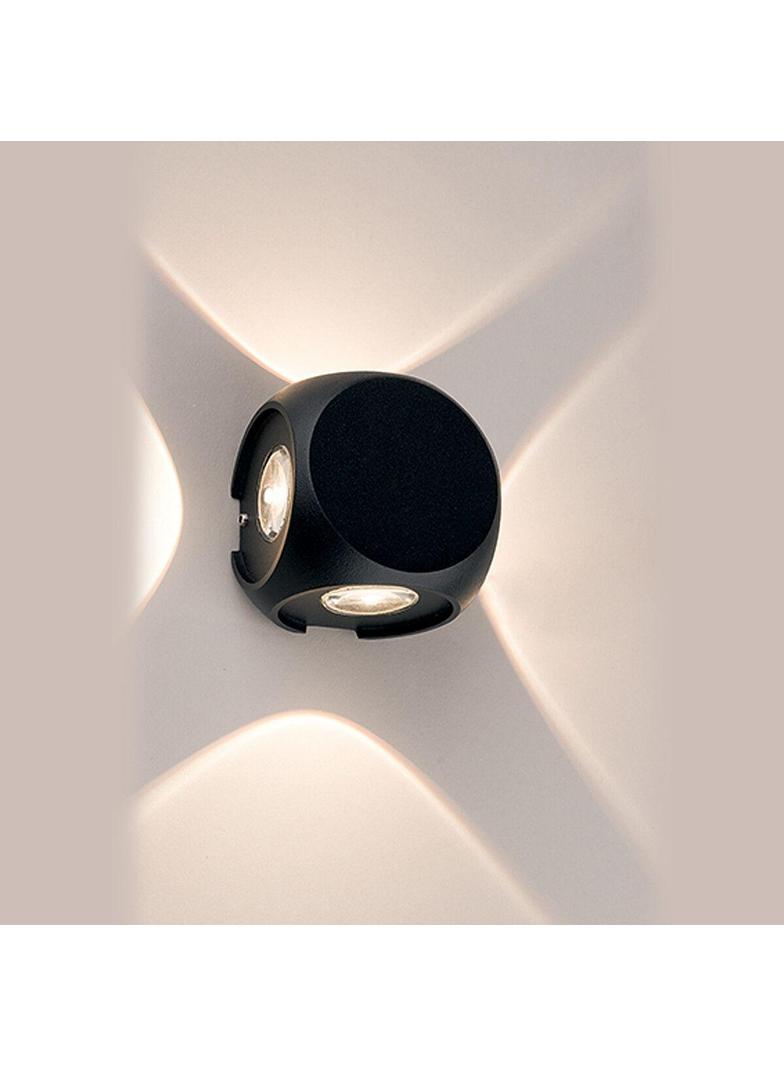 Nowodvorski kinkiet zewnętrzny LED Patras 4x1W 255lm 3000K czarny 9115