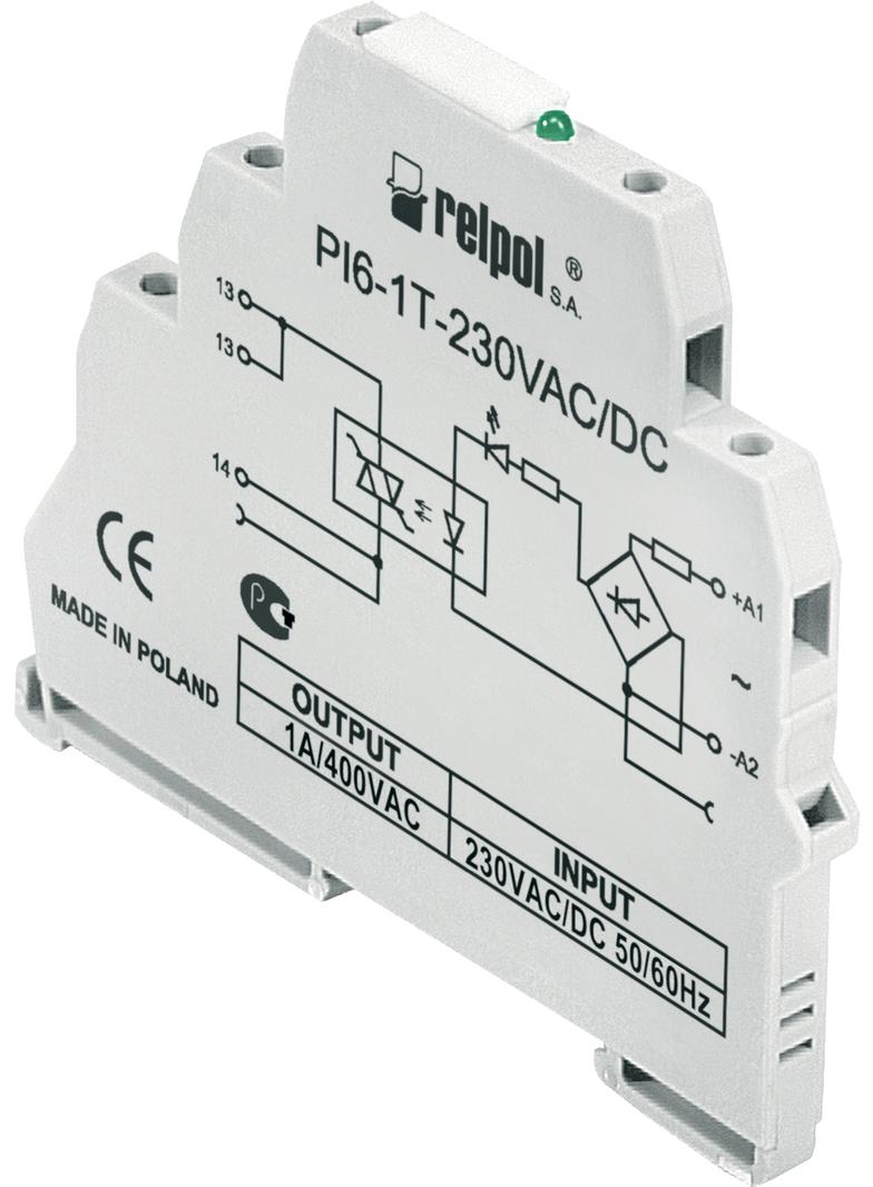 PI6-1T-230VAC/DC PRZEKAŹ.