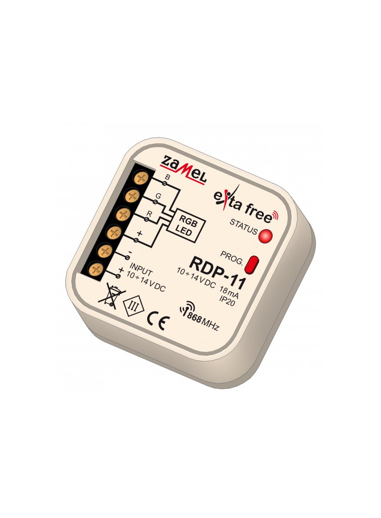 STERWNIK RGB BEZPRZEWODOWY TYP: RDP-11