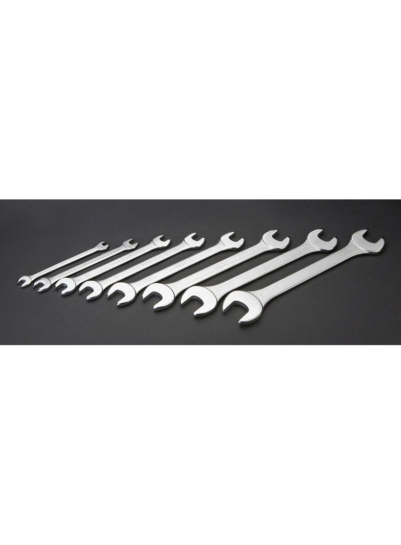 Klucze płasko-oczkowe 6-19 mm, zestaw 8 szt.