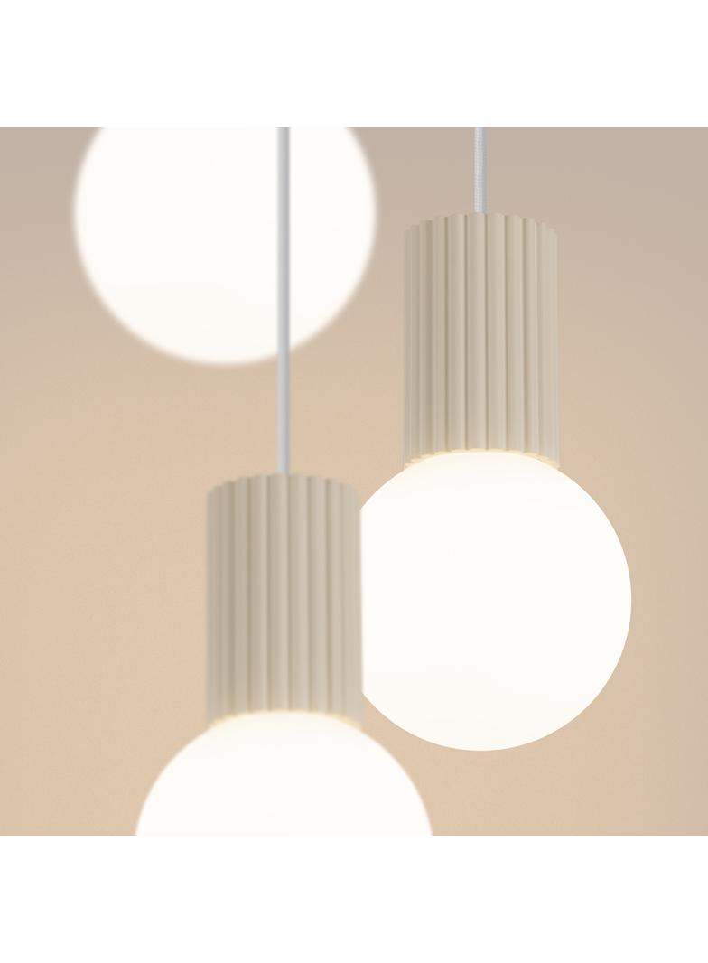 Lampa wisząca HALO 3P beżowa