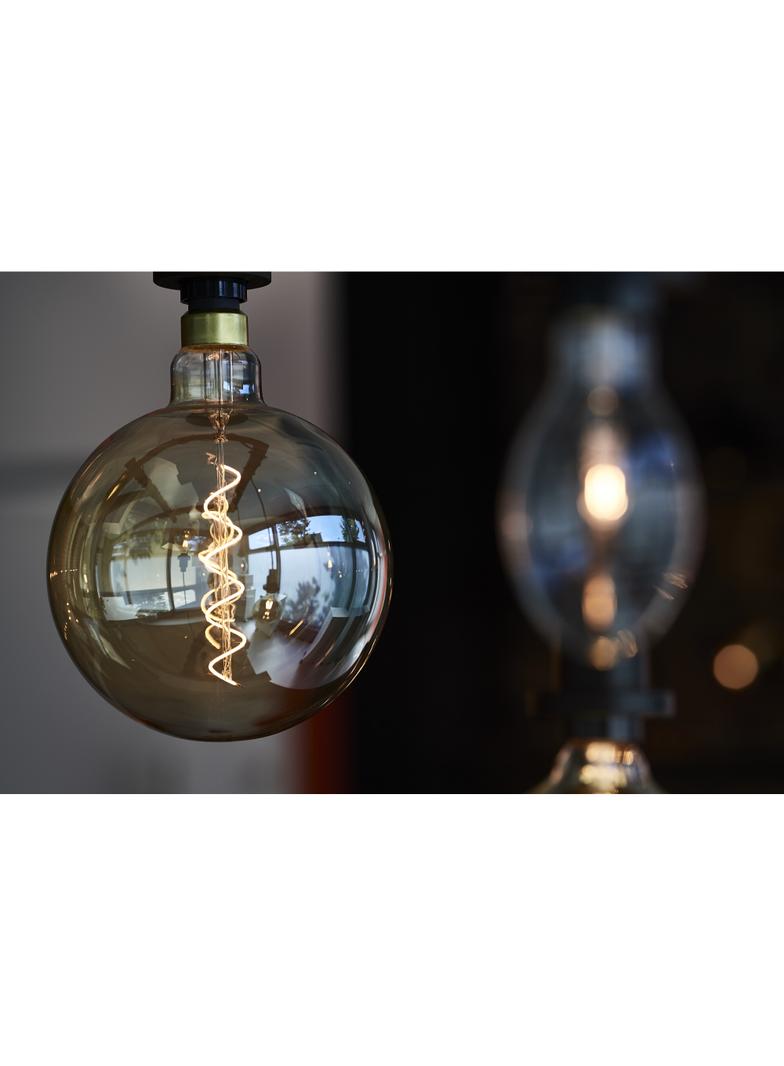 Lampa LED Vintage 1906 dim CL GLOBE125 Filament szkło przezroczyste GOLD 55 dim 7W 825 E27