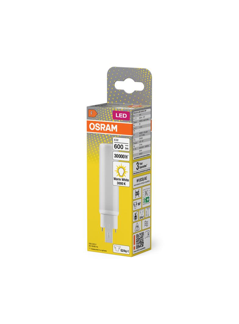 DULUX D E LED FR 13 ECG, AC mains 6W 830 G24q-1 TRZONKI SPECJALNE LEDVANCE