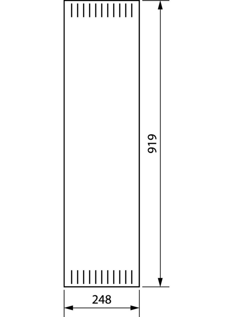 univers Drzwi lewe perforowane 950x800mm