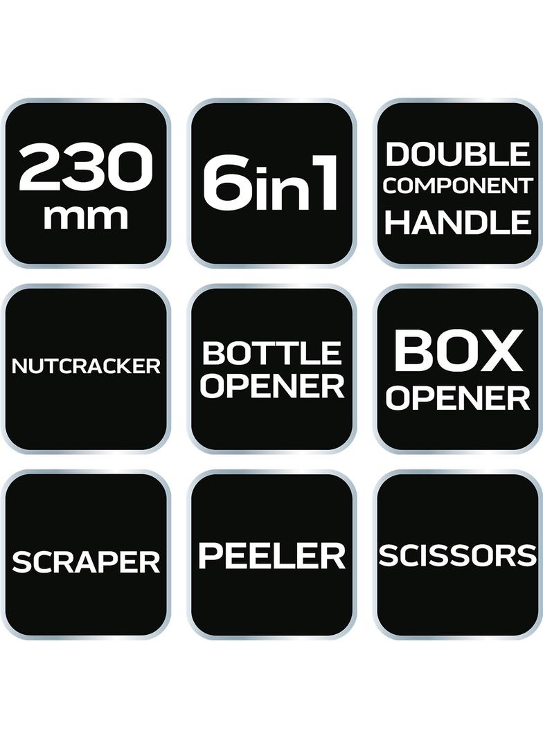 Nożyczki 230 mm 6 w 1