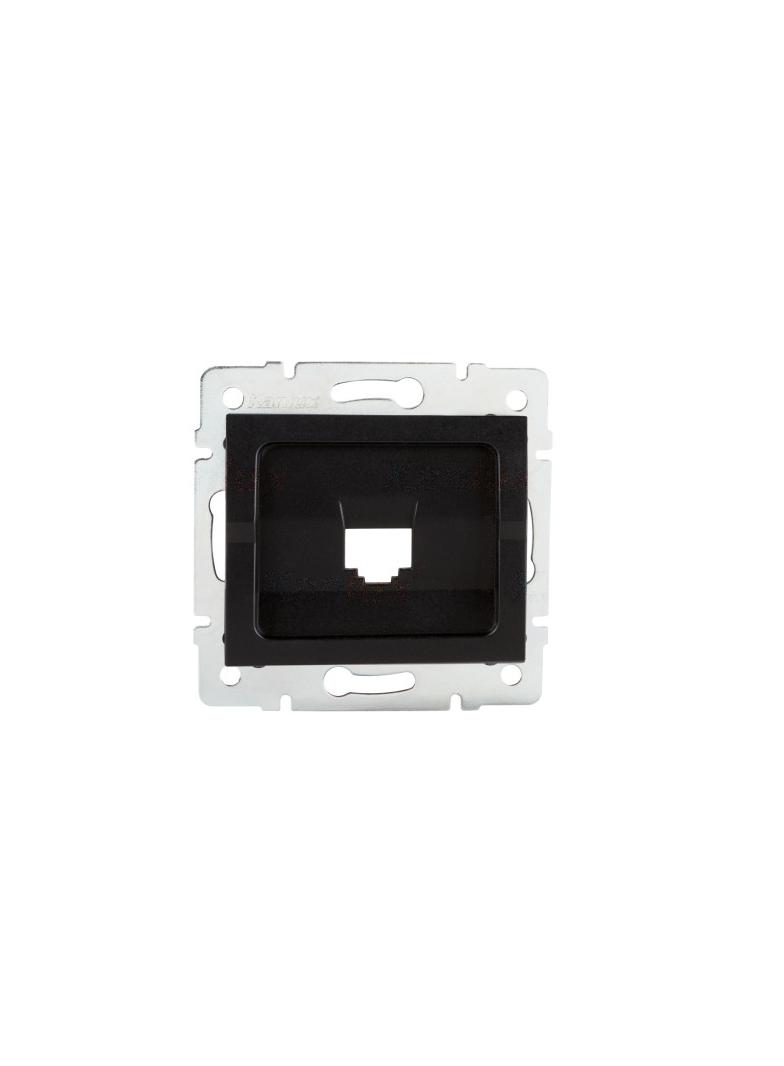 LOGI 02-1399-042 cm Adapter gniazda RJ45 LOGI 02-1399-042 cm kolor czarny mat KANLUX