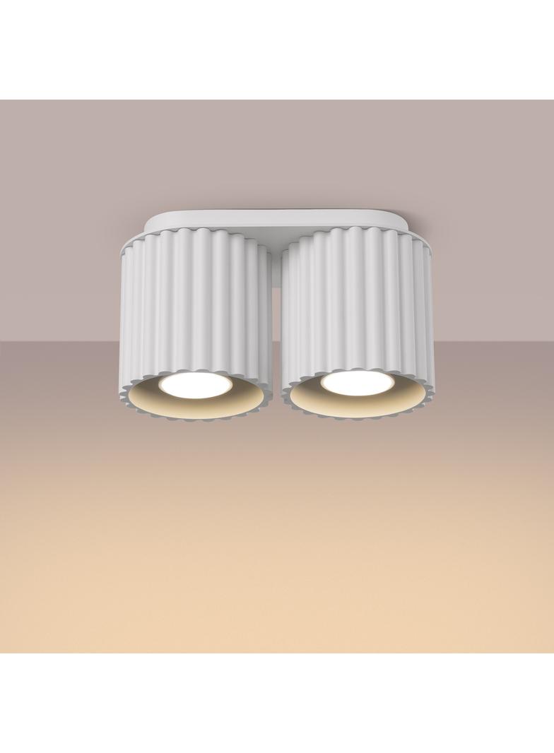 SOLLUX Plafon AURA 2 biały GU10 ; SL.1780