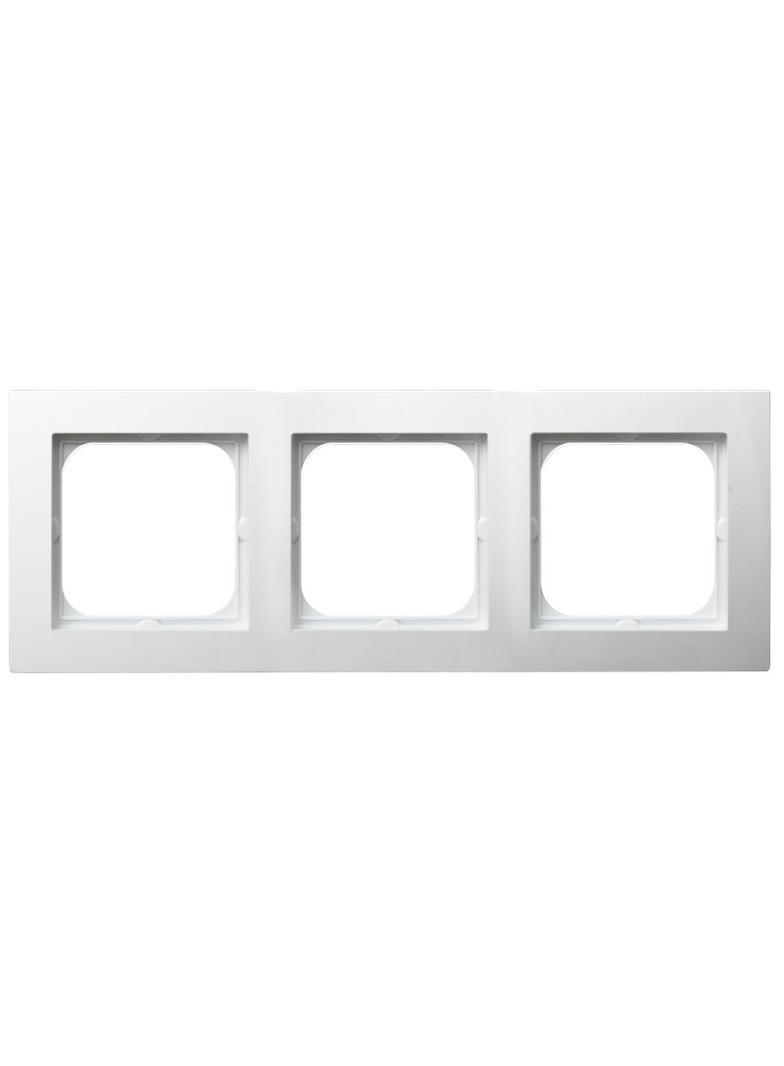AS Ramka potrójna - kolor biały
