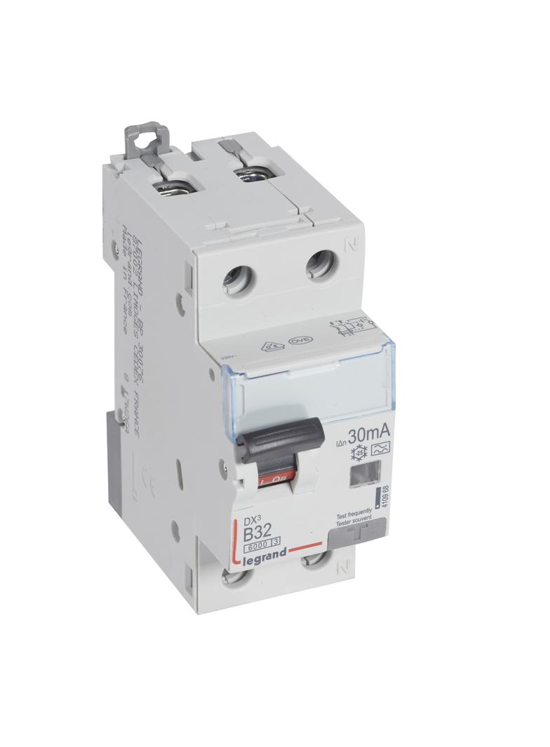 WYŁĄCZNIK RÓŻNICOWONADPRĄDOWY P 312 2P B 32A 30MA TYP A SERII DX3, Legrand
