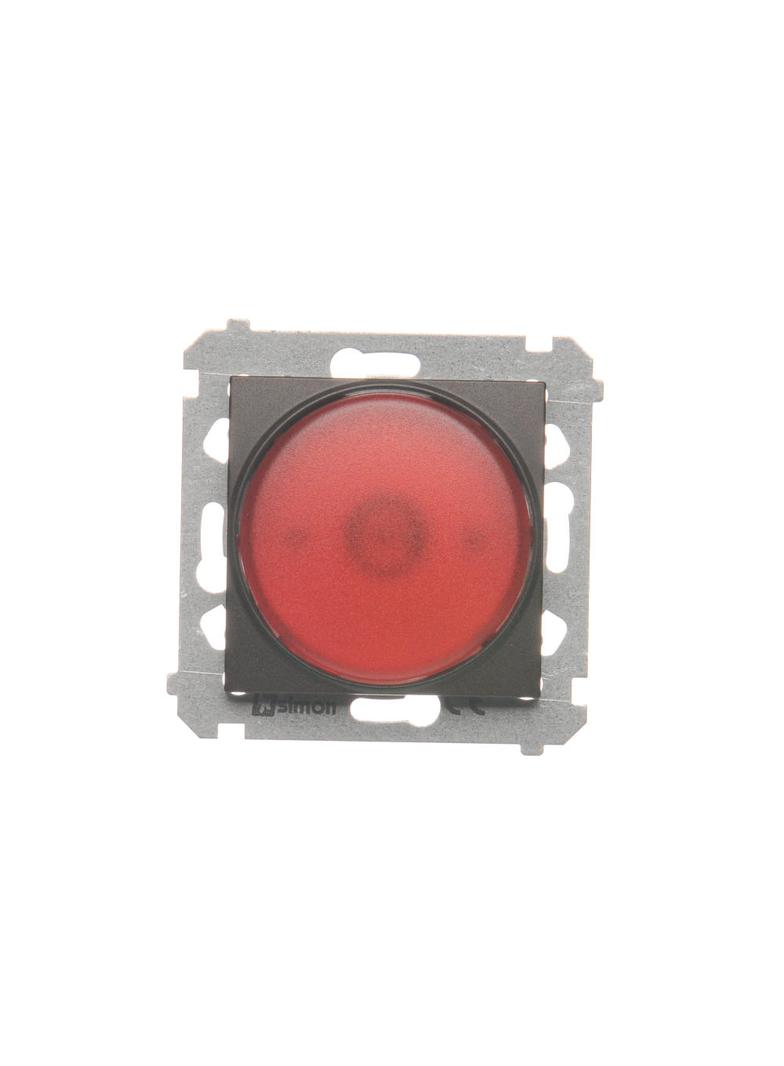 Simon 54 Sygnalizator świetlny LED – światło czerwone 230V brąz mat DSS2.01/46 KONTAKT