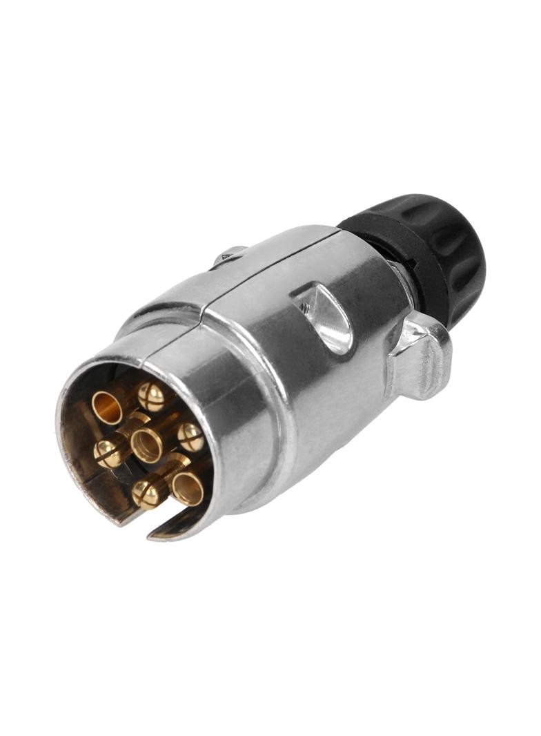 Wtyczka przyczepy aluminiowa 7 pinów 12/24V OR-AE-1385 ORNO