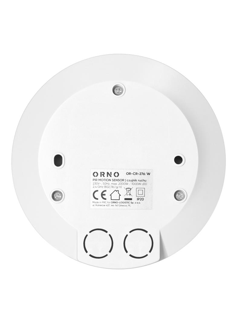 Czujnik ruchu 360° IP20 2000W ultra płaski 2,5cm mini TUYA Smart Wi-Fi OR-CR-276/W ORNO