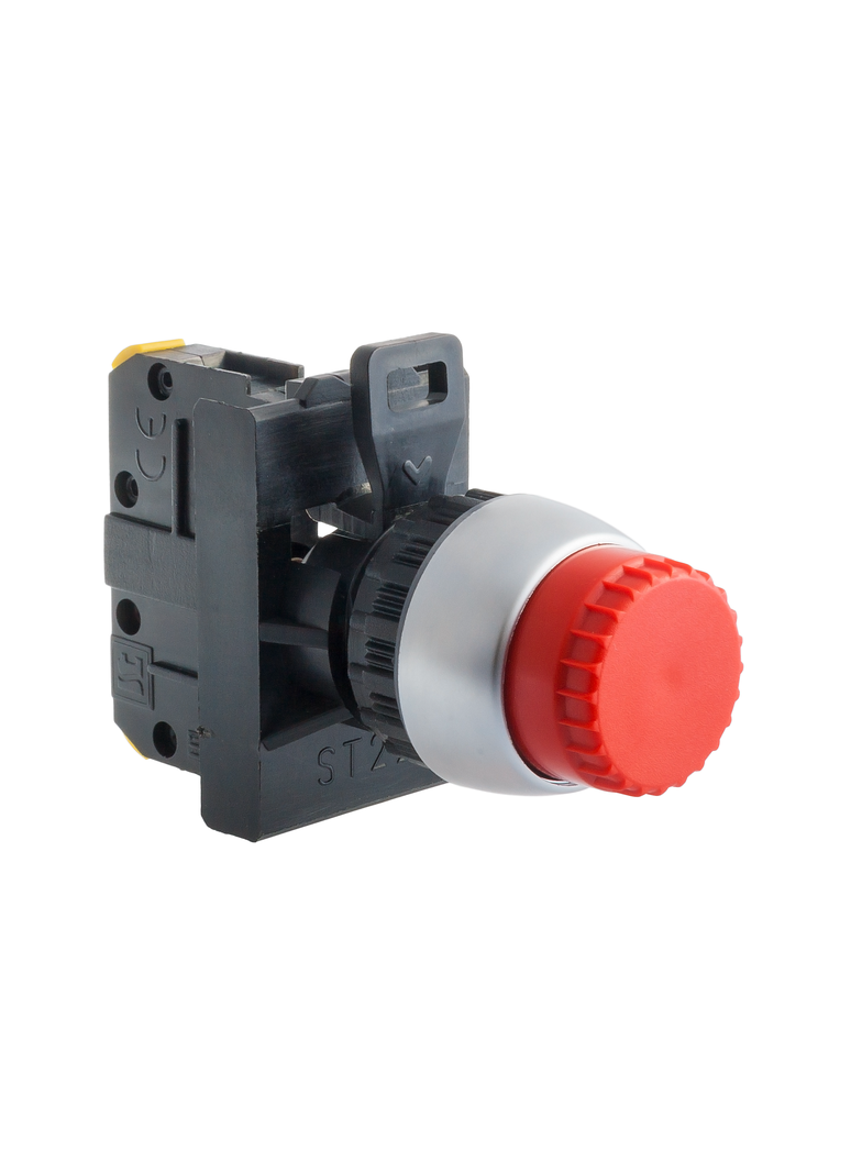 PRZYCISK RYGLOWANY 1 ZW PIERŚCIEŃ NIKLOWANY