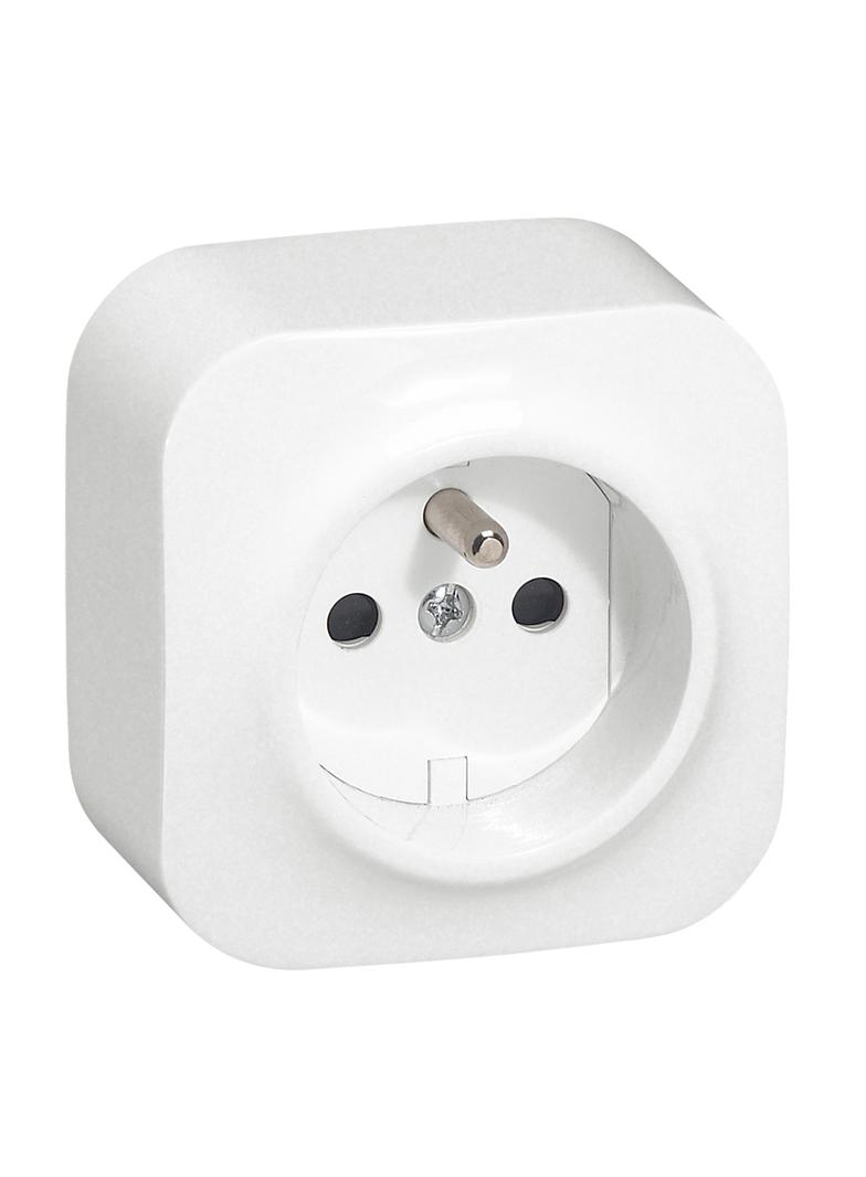 Forix IP20 Gniazdo Pojedyncze 16A 250V Białe 782417 LEGRAND