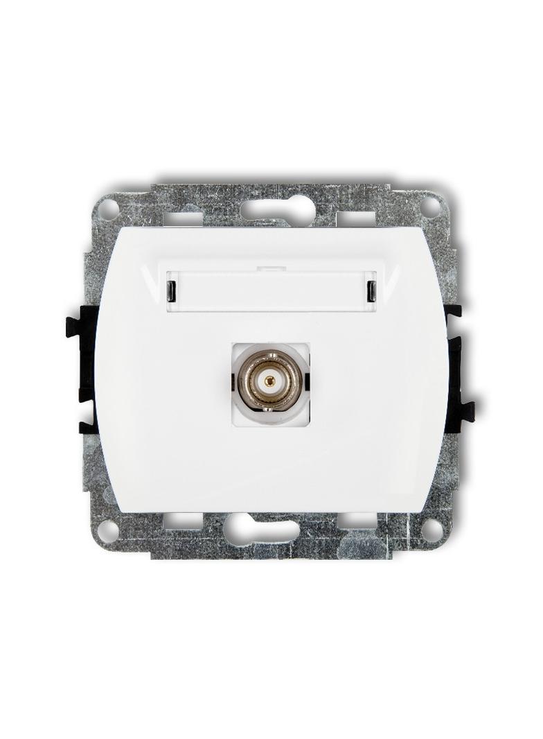 TREND Mechanizm gniazda pojedynczego BNC biały