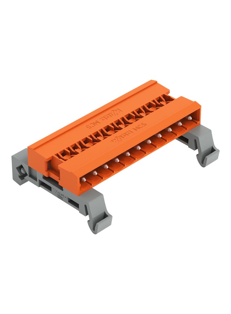 MCS-MIDI Classic wtyk dwustronny 11-bieg. pomarańczowy raster 5,08 mm /25szt./ WAGO