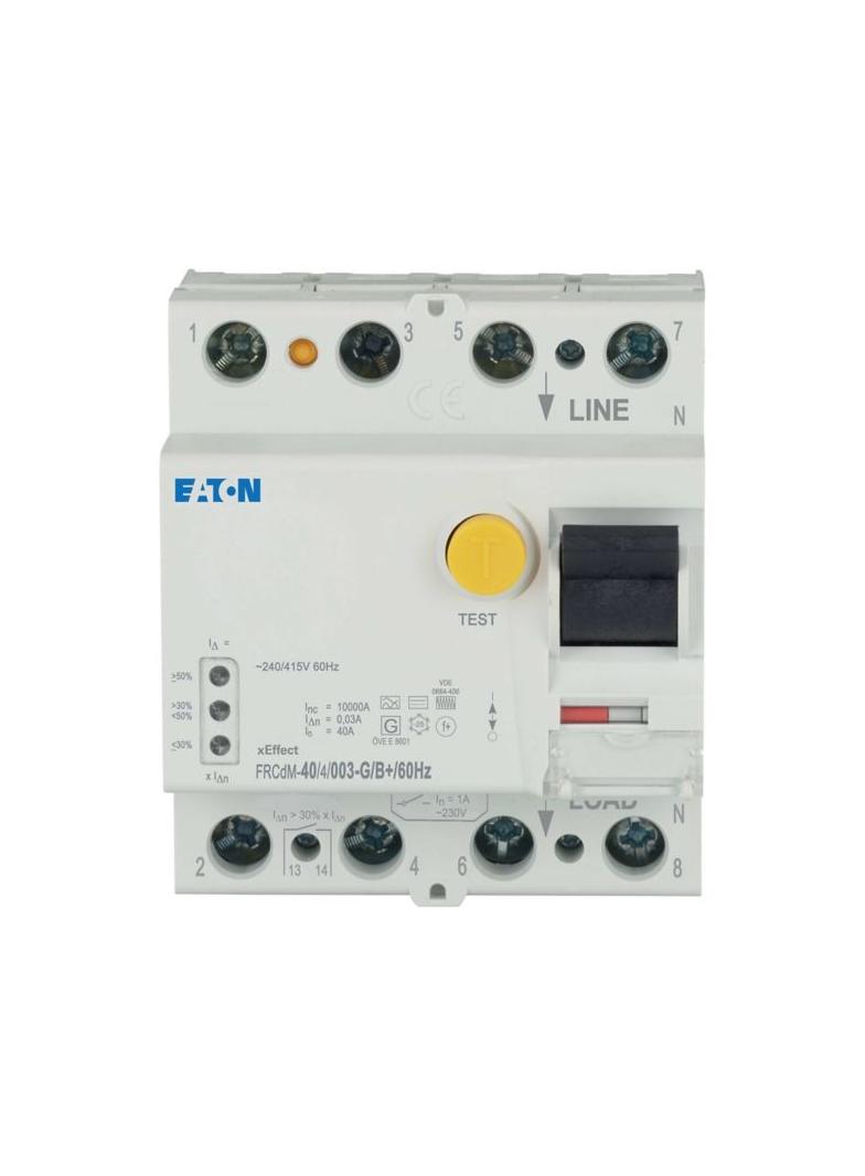 FRCDM-40/4/003-G/B+/60HZ Cyfrowy Wyłącznik Różnicowoprądowy 10kA 40A 4P 30mA typ G/B+/60HZ 180422 EA
