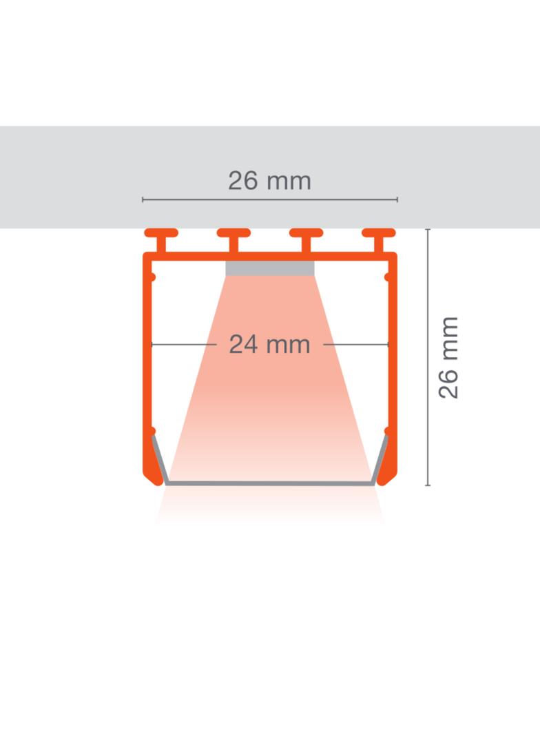 Profil LS AY-PW03/U/26x26/14/1