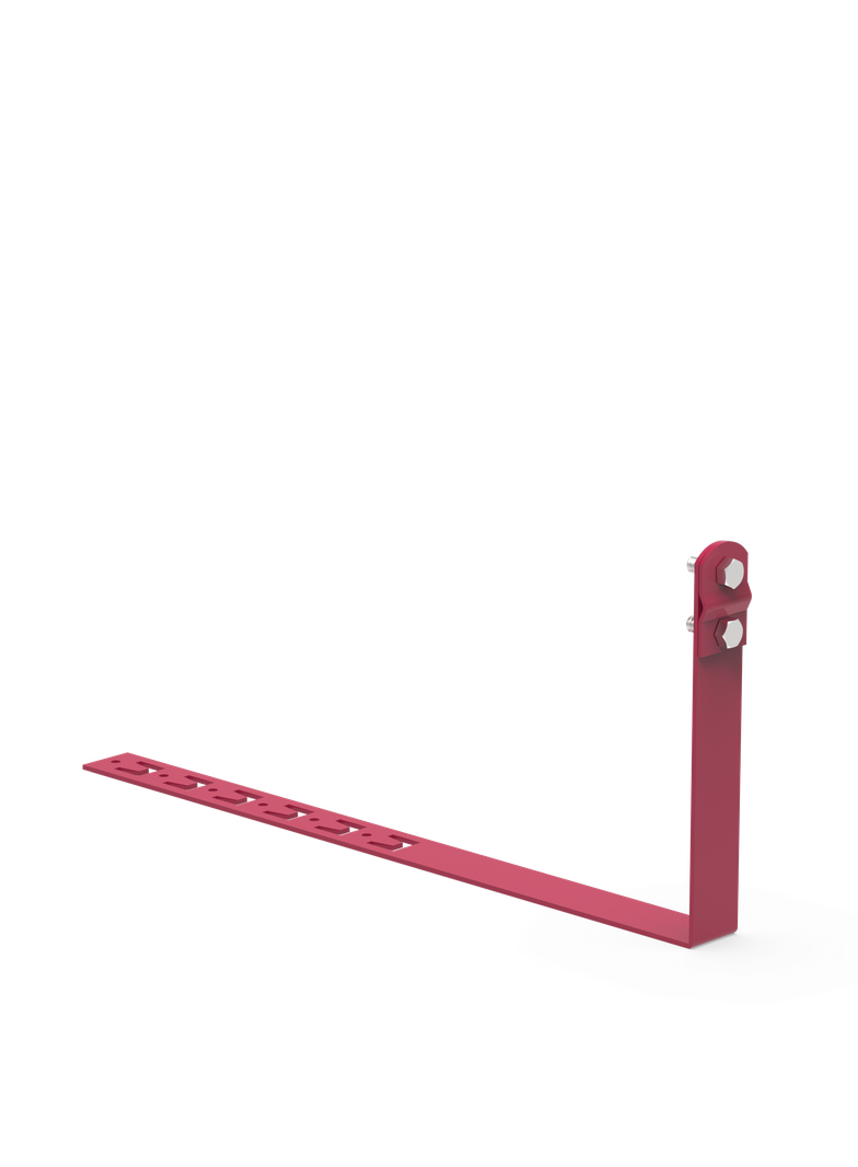 LA 3011 UCHWYT POD DACH.L-330/100 Z ZACZEPAMI/SKR 10.2.1/Z/S 3011