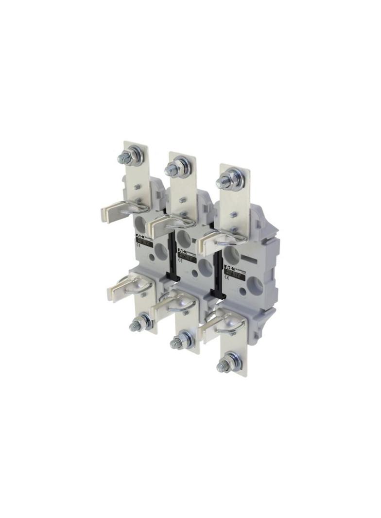 NH2 Triple Pole Base Double Clip CE podstawa NH2 3P 400A mont. szyna DIN i śruby podwójny styk TD2-D