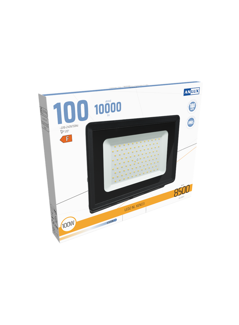 NAŚWIETLACZ LED XENO3 100W 100LM/W ZIMNY BIAŁY ANLUX