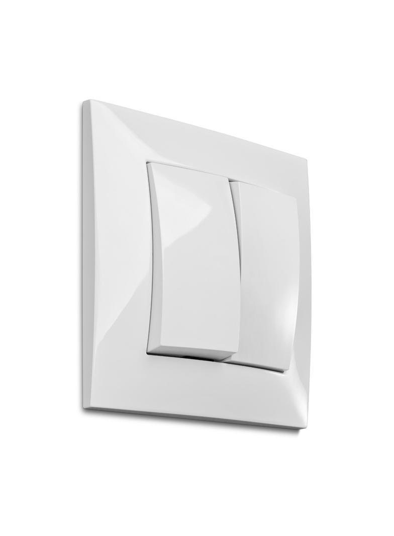 CARLA łącznik świecznikowy biały