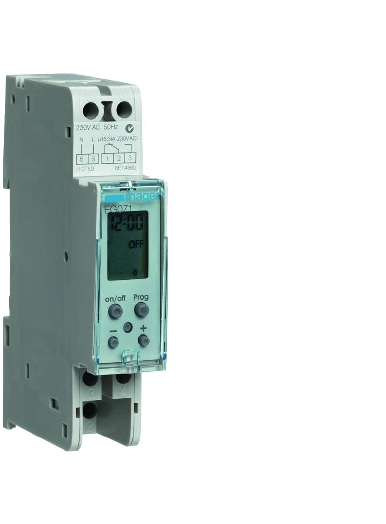 ZEGAR TYGODNIOWY,1P/16A,1MOD.,CYFROWY