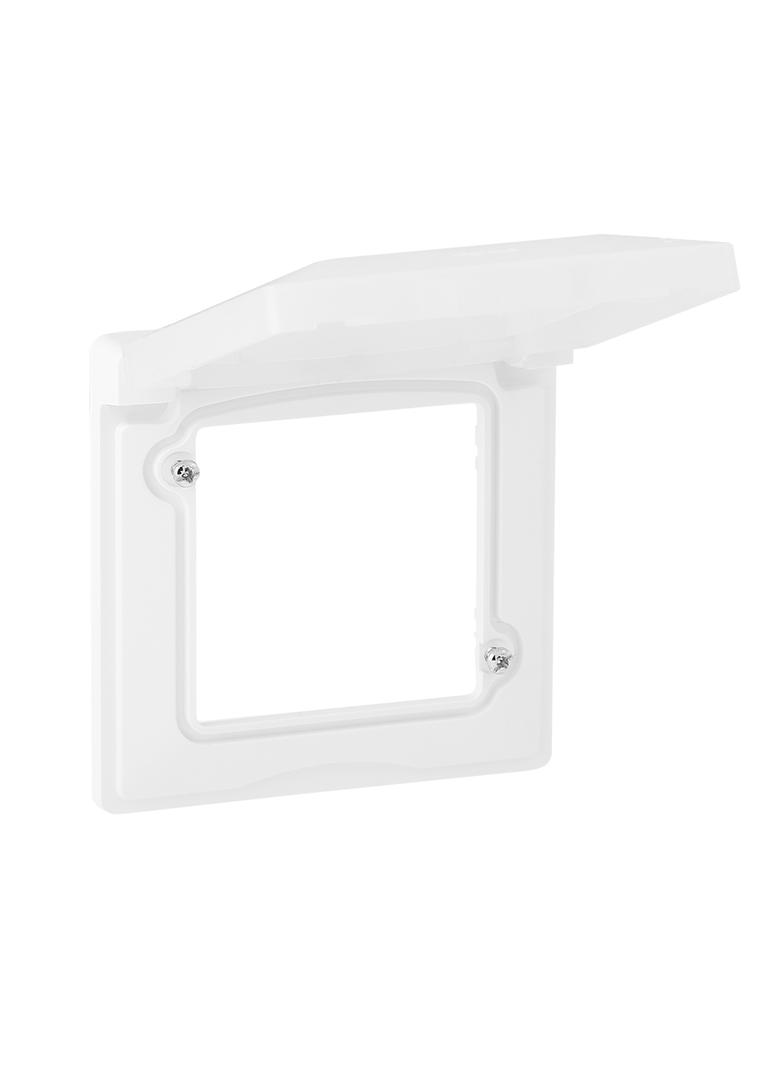 VALENA LIFE RAMKA Z KLAPKA IP44 / IK07 BIAŁA, Legrand