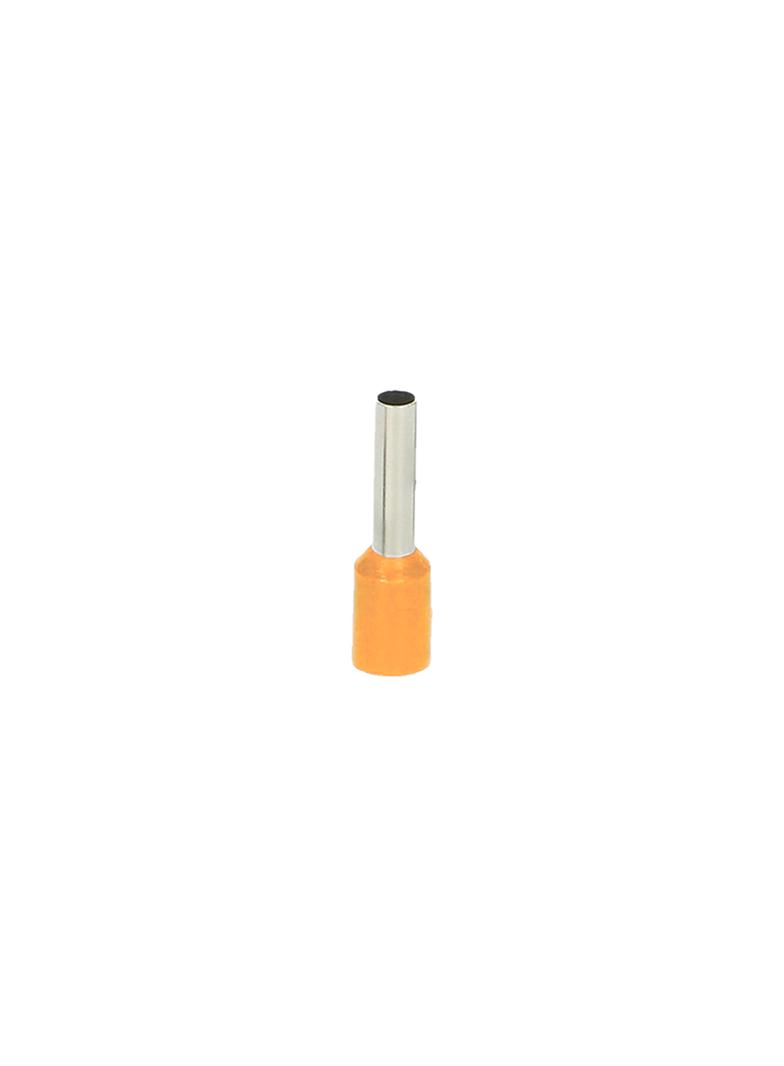 Tulejka izolowana przekrój maksymalny 4mm2 długość miedzianej tulejki 10mm 100 sztuk. OR-KK-8100/4/1