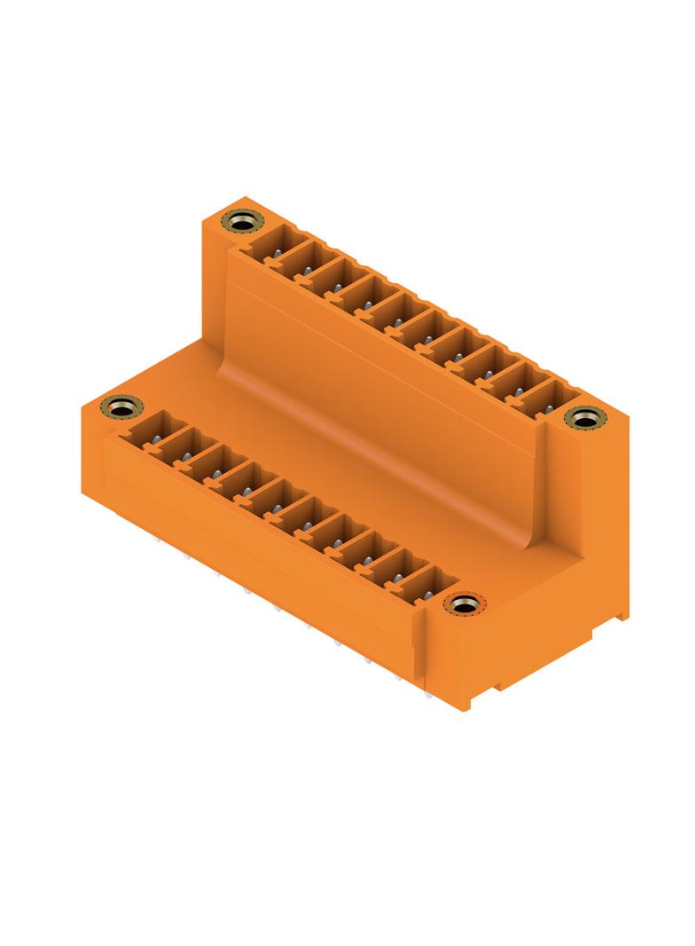 SCDV 3.81/20/180F 3.2SN OR BX Wtyki PCB (złącza płyty), 3.81 mm, Liczba biegunów: 20, kąt odejścia: 180° /50szt./ 1035070000 WEIDMÜLLER