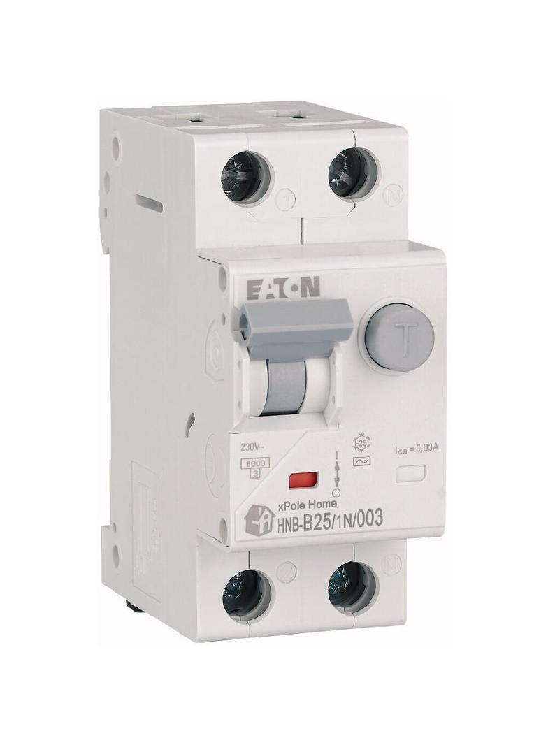 HNB-B25/1N/003 Wyłącznik różnicowonadprądowy 6kA B25A 1P+N 30mA typ AC 195123 EATON