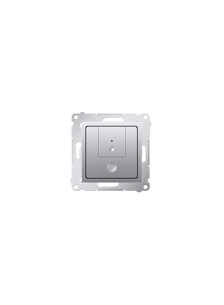 Simon 54 Ściemniacz dwuprzyciskowy 40–500 W (300 VA) srebrny mat D75310.01/43 KONTAKT