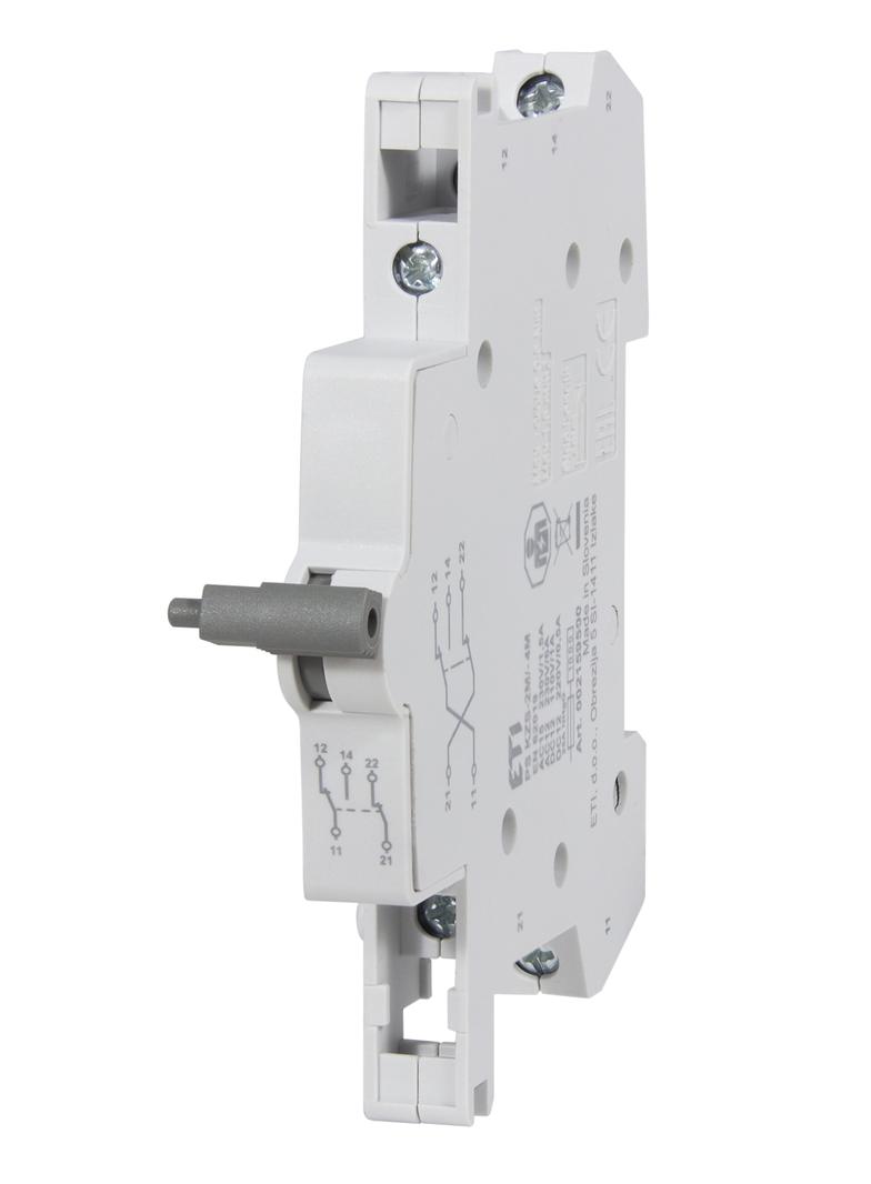 Styki pomocnicze do wyłączników różnicowoprądowych KZS-2M oraz KZS-4M PS KZS-2M/4M 002159500 ETI