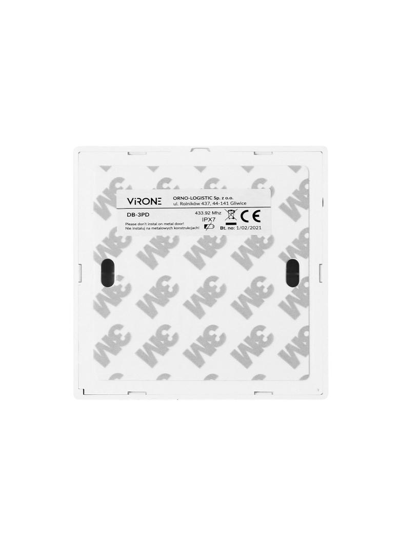 Przycisk bezprzewodowy bezbateryjny do rozbudowy dzwonka WAYO AC DB-3PD ORNO
