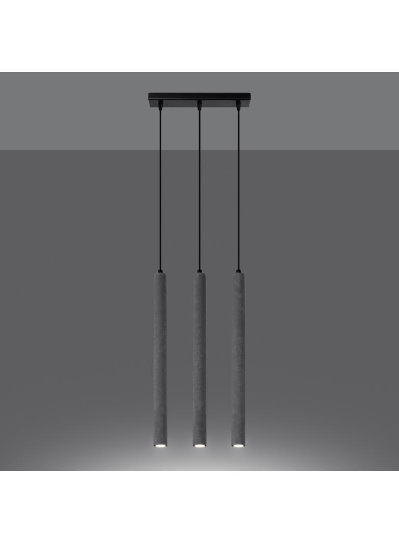 Sollux Lampa wisząca PASTELO 3L beton SL.1272